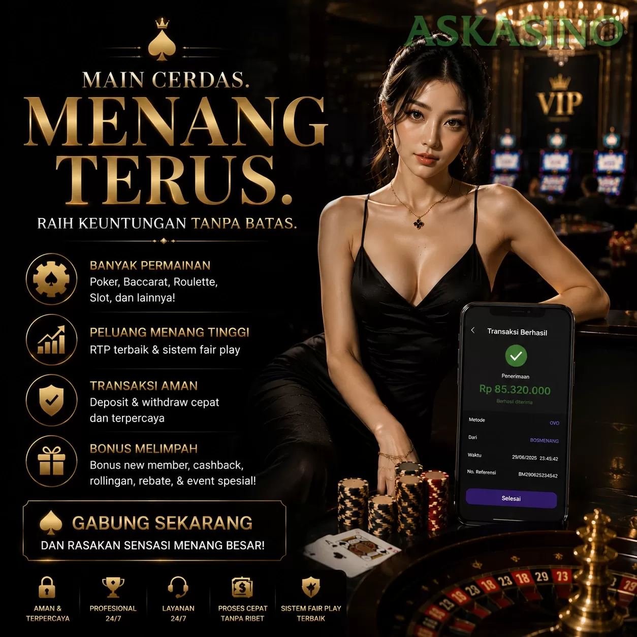 Cara Mendaftar dan Verifikasi Akun di askasino